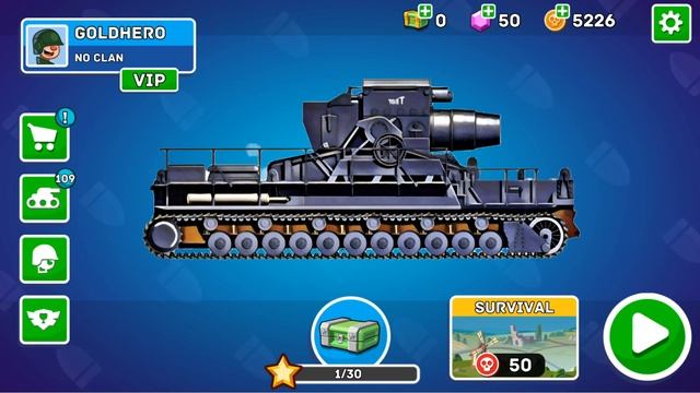 UPDATE! NEW LEGENDARY TANK KARL UNLOCKED and Upgrade 15 level in Hills of Steel