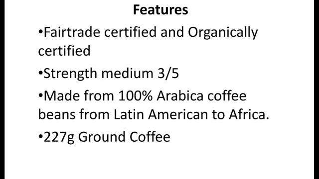 Cafedirect Organic Medium Roast Ground Coffee