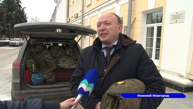 Новая группа гуманитарного груза от жителей Нижнего Новгорода направляется на линию фронта