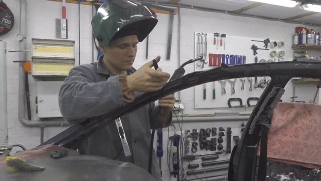 Ремонт Опель Астра, переворот. Body repair after an accident.