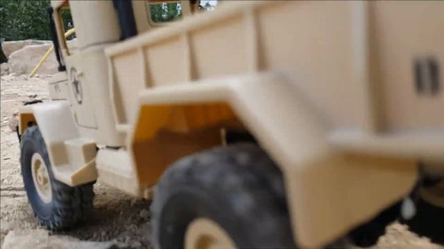 WPL B-1 1:16 Mini Off-road RC Military Truck Trail TEST