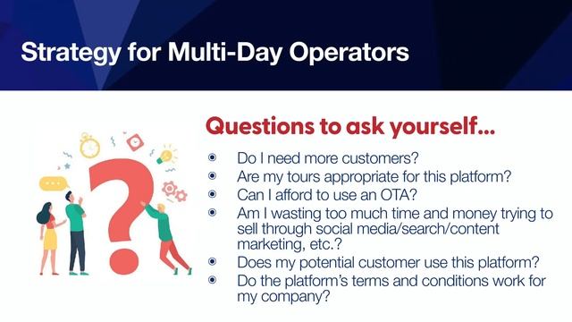 Online Sales Strategy for Multi Day Tour Operators