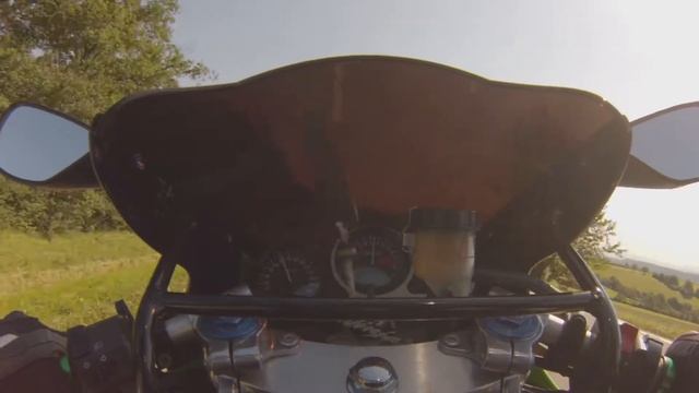 KAWASAKI Ninja ZX6R ZIELONA STARA MOC | freeride | speed | acceleration