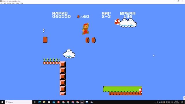 Super Mario Bros - Dendy  прохождение мир2 -3 под музыку