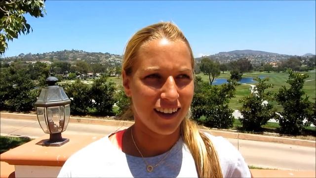 Mercury Insurance Open Dominika Cibulkova answers Peter's Twitter Question!