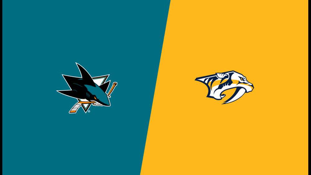 Матч NHL Сан-Хосе Шаркс — Нэшвилл Предаторз  24.01.2025|San Jose Sharks — Nashville Predators