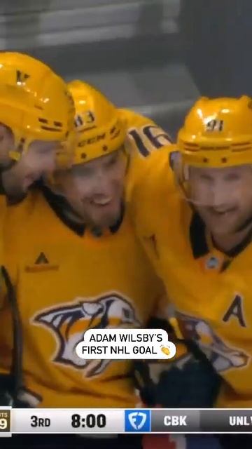 Adam Wilsby's First NHL Goal!