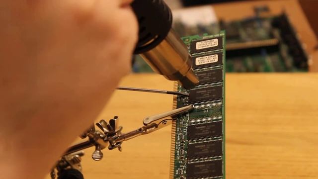Quick Desolder of a RAM Chip... Chip