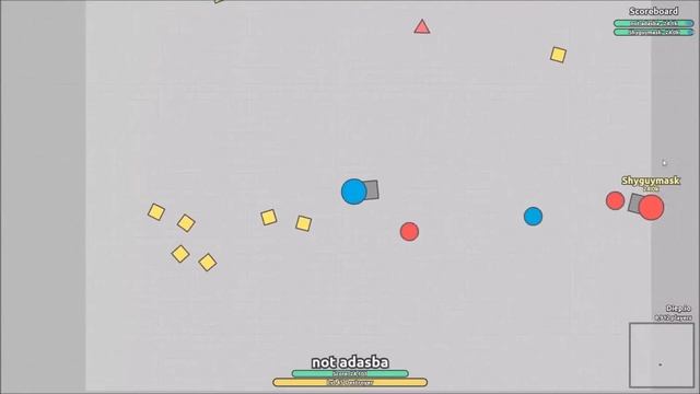 Diep.io: 1v1 Battle with Shyguymask!