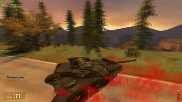 Tandem Tank Drifting in GMod