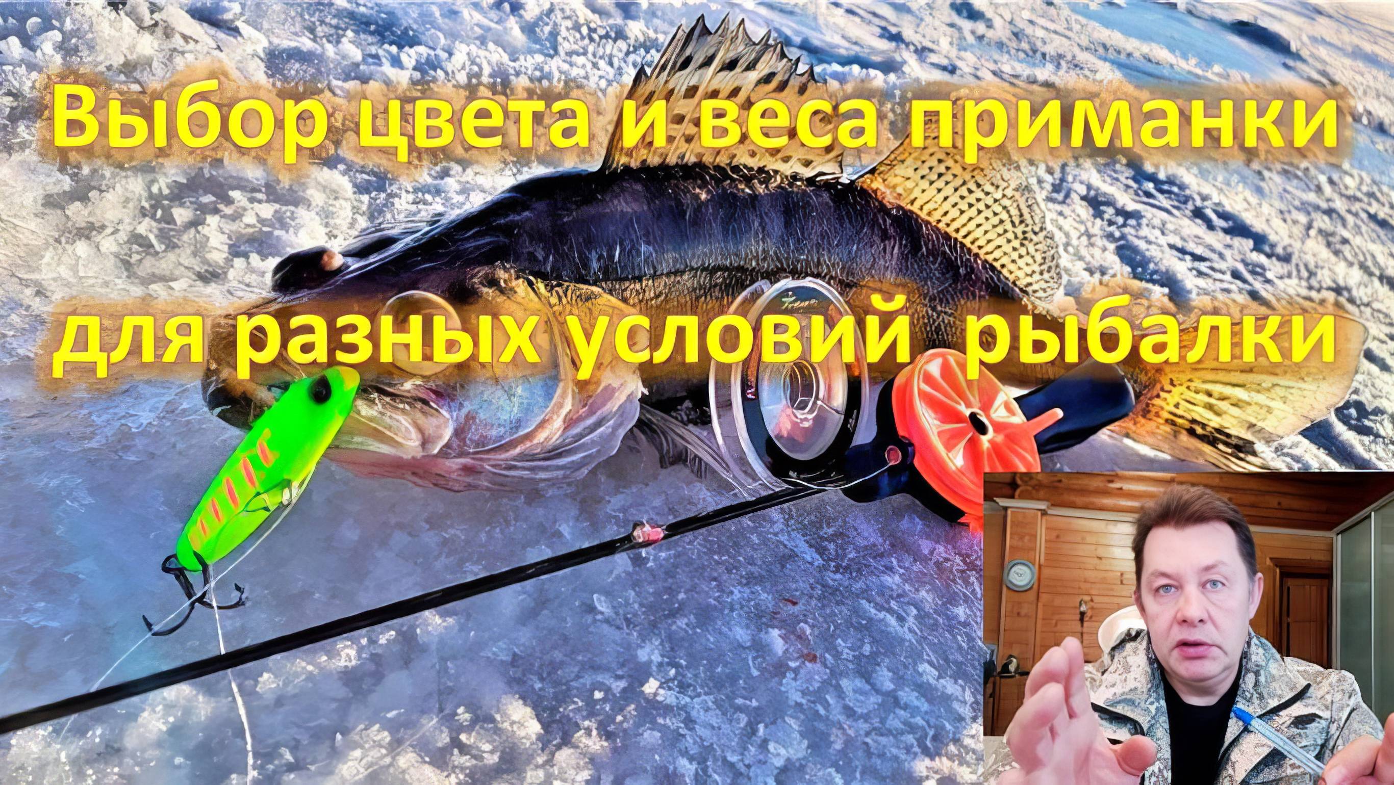 Выбор веса приманки для разных условий  рыбалки. Выбор цвета приманки для  ловли судака.