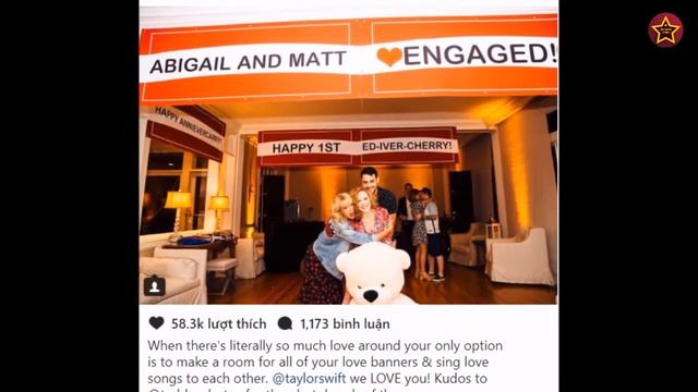 Strange reaction of TAYLOR SWIFT to ED SHEERAN's engagement with Cherry Seaborn