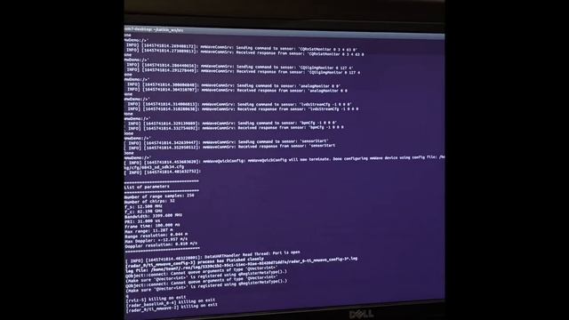 Remote mmWave Radar Sensor control