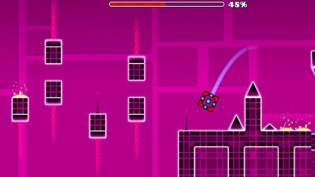 Geometry Dash World уровень для нубов!!!!!