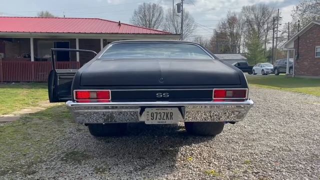 Aj's '72 SS Nova with LED headlights, tail lights & turn signals