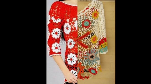 the most beautiful woman crochet knitting fancy embroidered - blouse design top tank top Designe