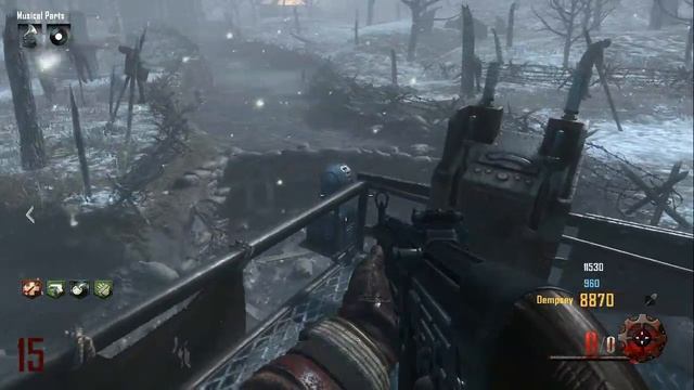 Black Ops II: Zombies "Origins" Tank Action