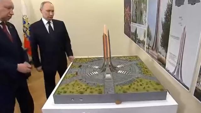 Беглов показал Путину проект будущего мемориального комплекса, посвящённого Ленинградской битве.