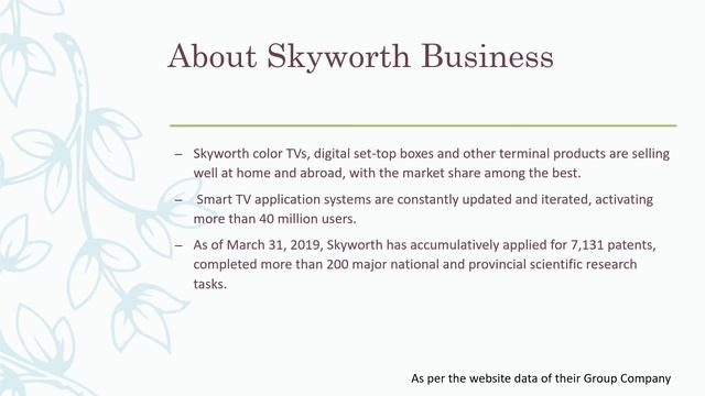 Investments in Maheshwaram- By Skyworth