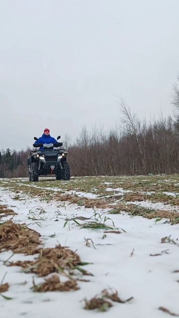 Квадроцикл в январе 🌲