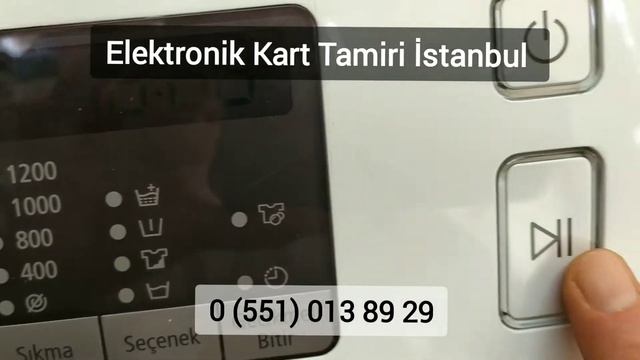 Samsung çamaşır makinesi eco bubble 9 kg , elektronik kart tamiri, duruyor bekliyor