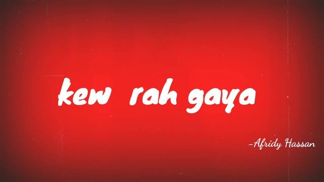 Re Kabira | meri manzilon ko Chuke bhaga Tera Rasta | Cover Mubeen Butt | SAD WORLDX5