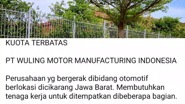 PT. SGMW WULING MOTOR MANUFACTURING INDONESIA di Delta mas | pabrik mobil di cikarang