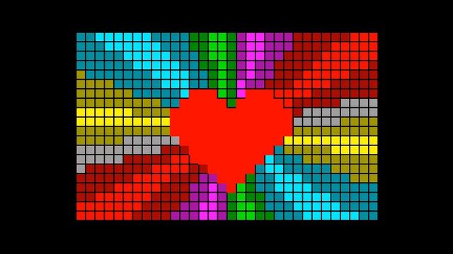 less than three squared (1k intro) - Kowalski [#zx spectrum AY Music Demo]