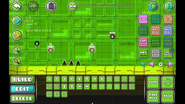 Гайд по триггерам On Death и Stop в Geometry Dash + бонус