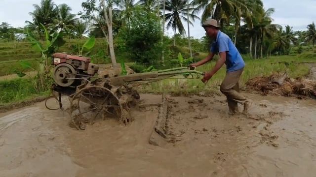 Agricultural Machinery The DONGFENG Diesel Engine  Quick G1000 tractor plowing The fields  #0213