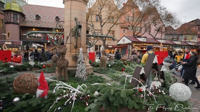 Кольмар 🇫🇷 🎄 Сказочное Рождество в Кольмаре волшебная рождественская атмосфера Эльзаса 4K