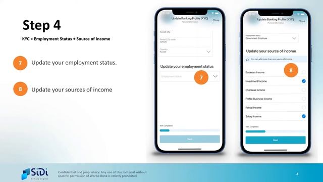 How to update your information (KYC)