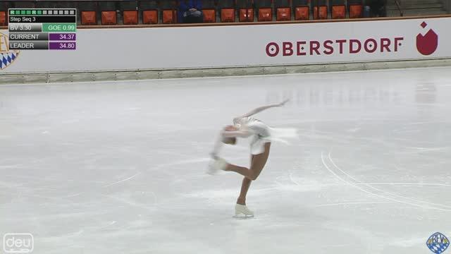 Sophia Shifrin, Bavarian Open 2025, SP