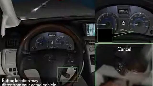 2010 2012 Quick Guide   Lexus Dynamic Radar Cruise Control