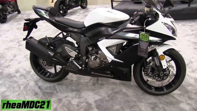 2014 Kawasaki Ninja 636 ZX6R Walk Around - Satin White + The End of Poverty?