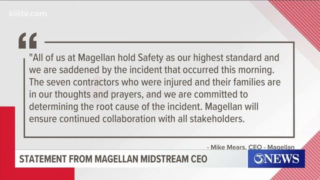 Tank fire at Magellan Storage Facility injures 7, leaves 4 in critical condition