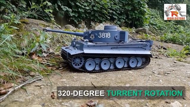 Heng Long 1/16 2.4G Germany Tiger I Tank RC Battle Tank
