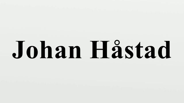 Johan Håstad