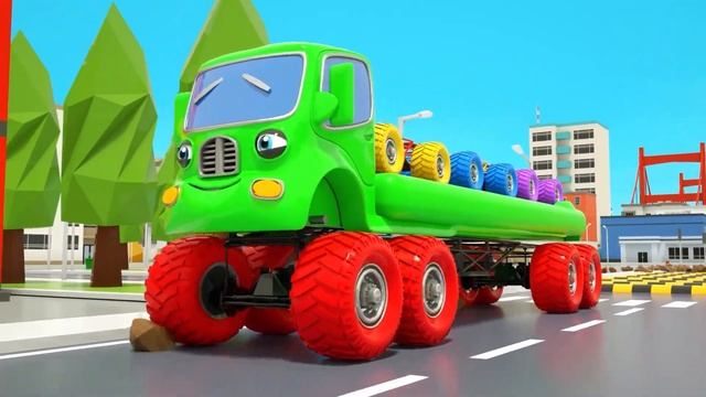 Разучите песенку «Дождик, дождик, уходи» + «Песенка про мороженое» SquareWheels TV Детские стишки и