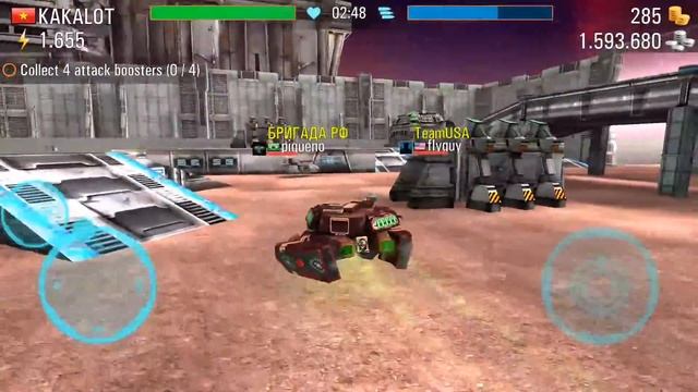 Iron tanks 16