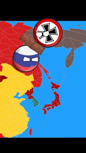 Contribolls Россия и Китай против Фашисткой Германии в наше время (выдумка).