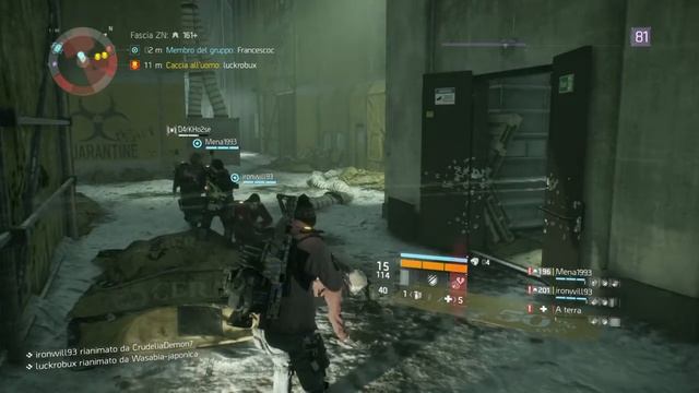 The Division - Tough Manhunt Fight