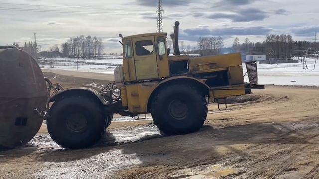 Тащим ОГРОМНУЮ БОЧКУ на К-701