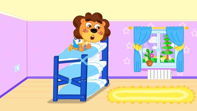 Маша_и_Леопольд_Спасение_пожарного_Мультик_для_детей_Lion_Family