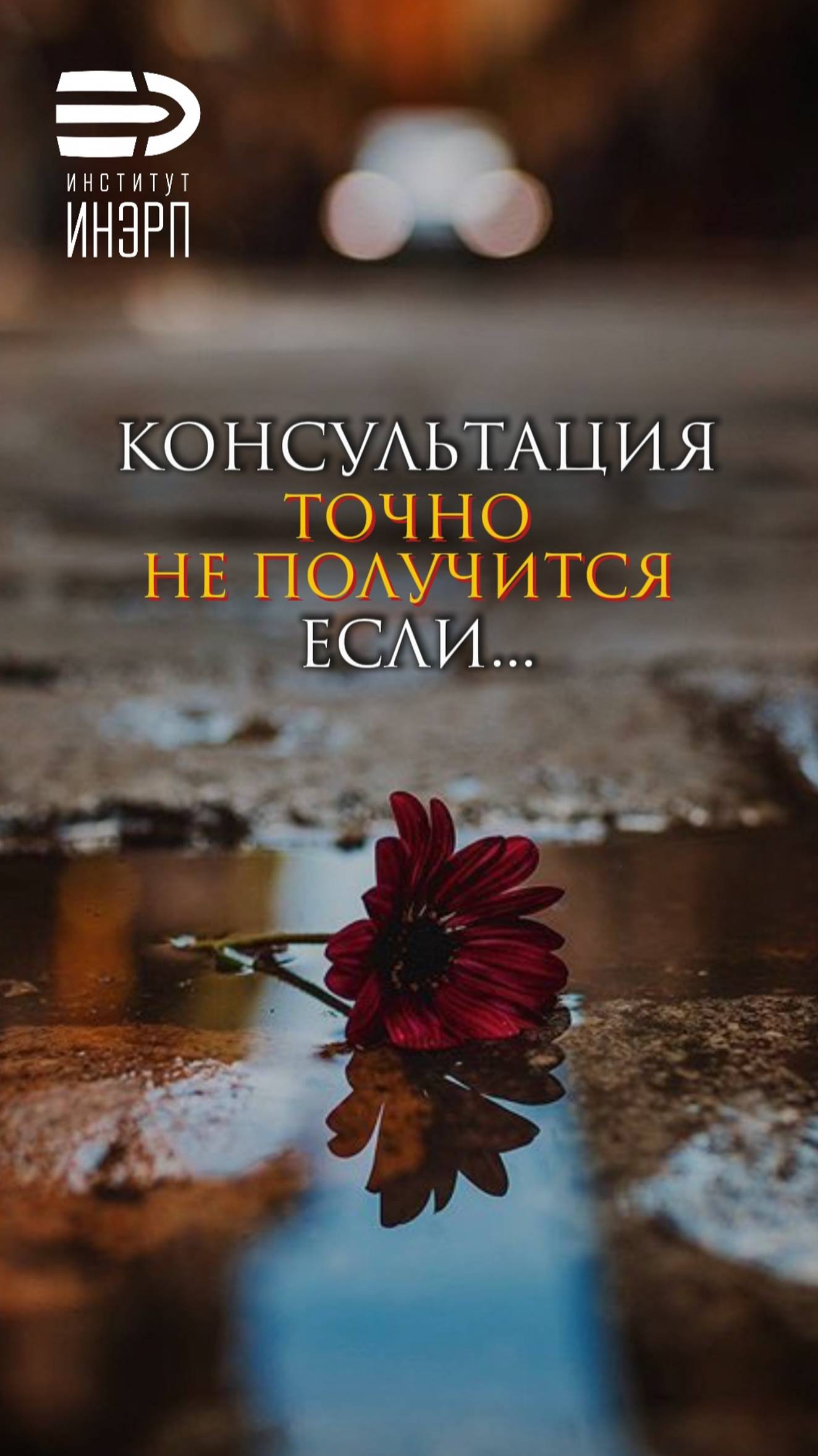 Консультация точно не получится, если...