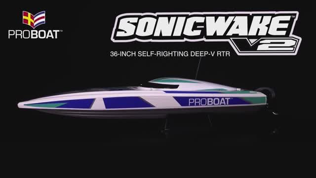 Pro Boat Sonicwake V2 36 inch SelfRighting DeepV RTR