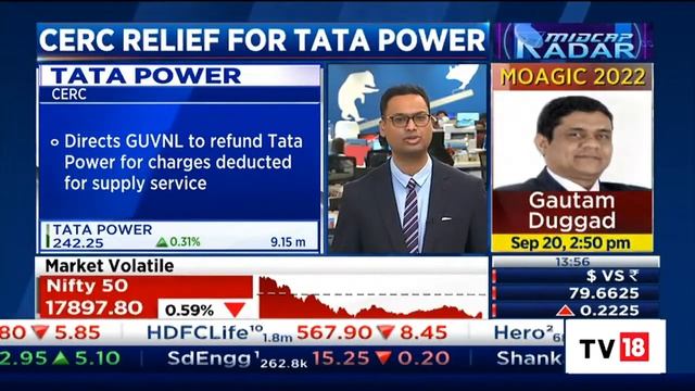 CERC Directs Discoms MSEDCL & GUVNL To Refund Tata Power | Midcap Radar | CNBC-TV18