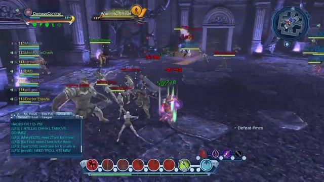 DCUO ELITE RAID - Solo Tank ads PoV - Ares Fight.