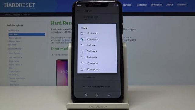 How to Set Screen Timeout in UMIDIGI One Pro – Screen Blackout