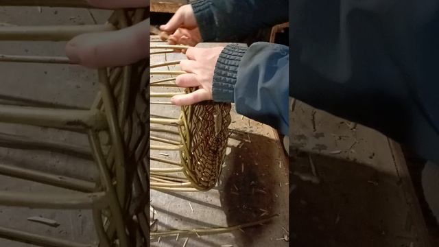 чудо юдо плетение "тюрьмы" для картофеля.